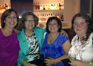 (left to right): Barbara Harriman, DAS, celebrates with Barbra Dellinger, HDR Inc.,  Bobbie Galate, IIDA, and Aubrey Thorp, DAS, at the IIDA Mid-Atlantic Chapter Summer Reception.